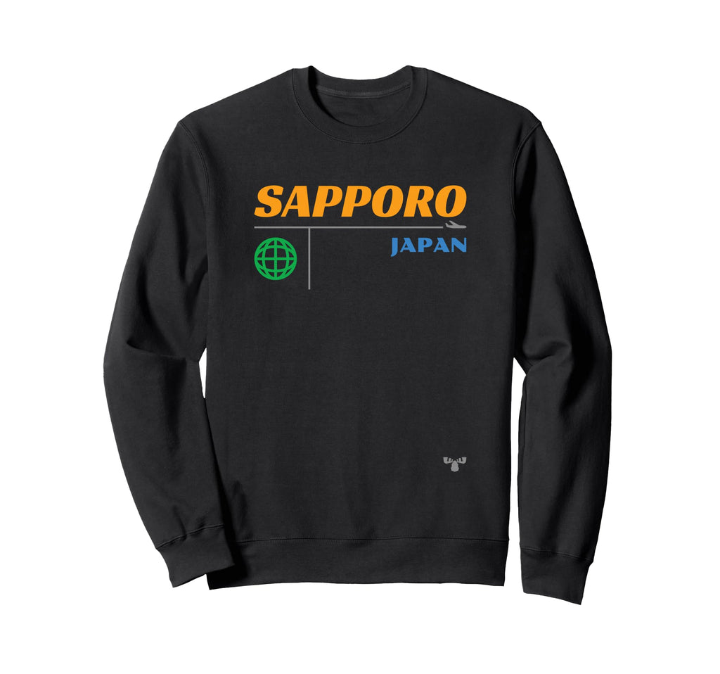 Sapporo Mid Century Sweatshirt - Casual Everyday Wear Unisex - T-Shirt, Sweatshirt, Hoodie