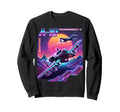 10 Warthog Jet Airplane 80S Synth Sweatshirt - Custom Art Print for Adults - T-Shirt, Sweatshirt, Hoodie