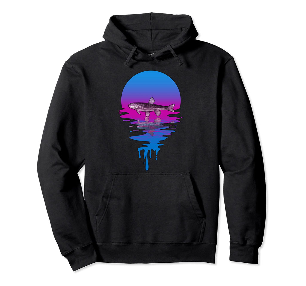 Sunset Minnow Hoodie - Minimalist Print Unisex - T-Shirt, Sweatshirt, Hoodie