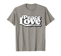 Peace Love Diversity Typography T-Shirt - Casual Everyday Wear for Adults - T-Shirt, Sweatshirt, Hoodie