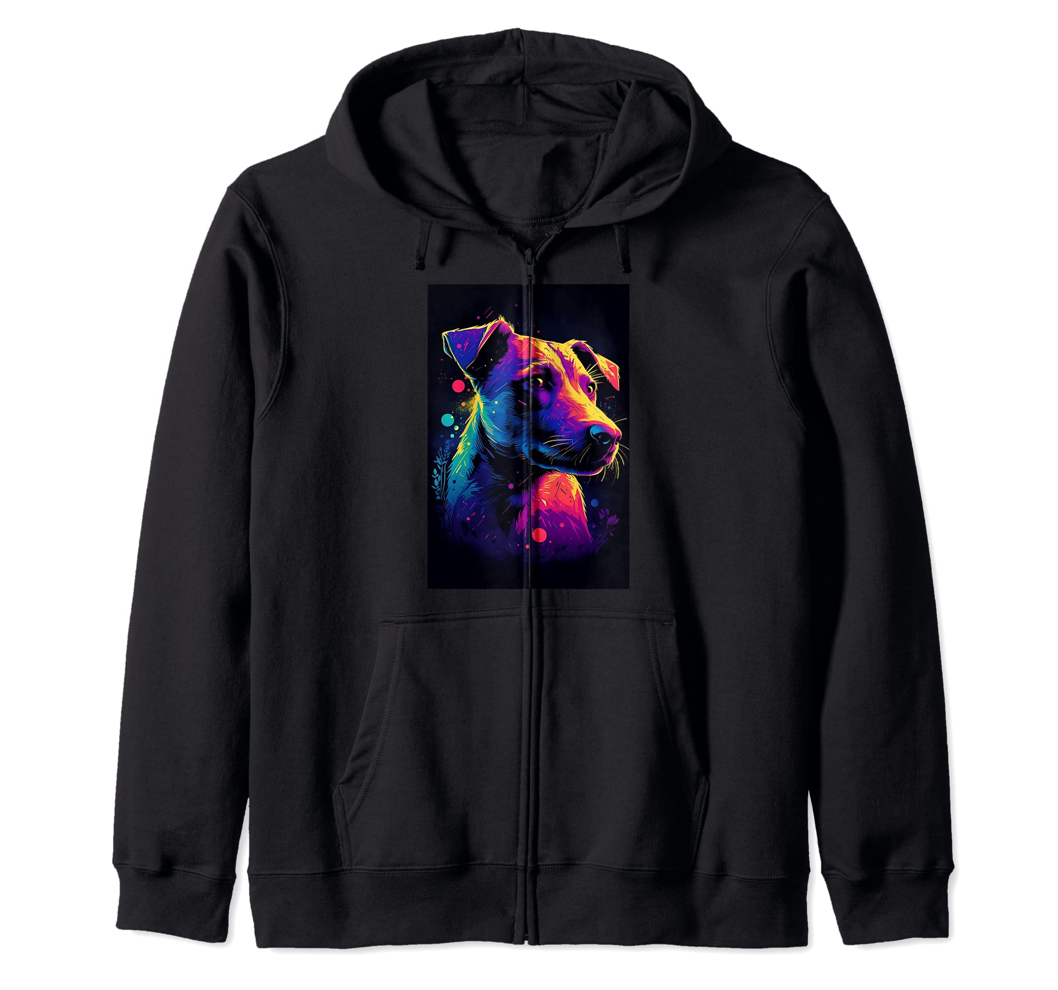 80S Chillwave Hunde Synthwave T-Shirt - Aesthetic Graphic for Adults - T-Shirt, Sweatshirt, Hoodie