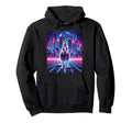 Synthwave Aesthetic Kangaroo Lover Hoodie - Minimalist Print Men Women - T-Shirt, Sweatshirt, Hoodie