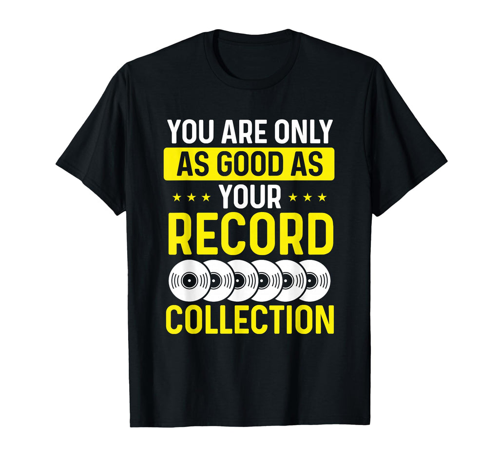 Record Collection Record Player T-Shirt - Minimalist Print for Adults - T-Shirt, Sweatshirt, Hoodie