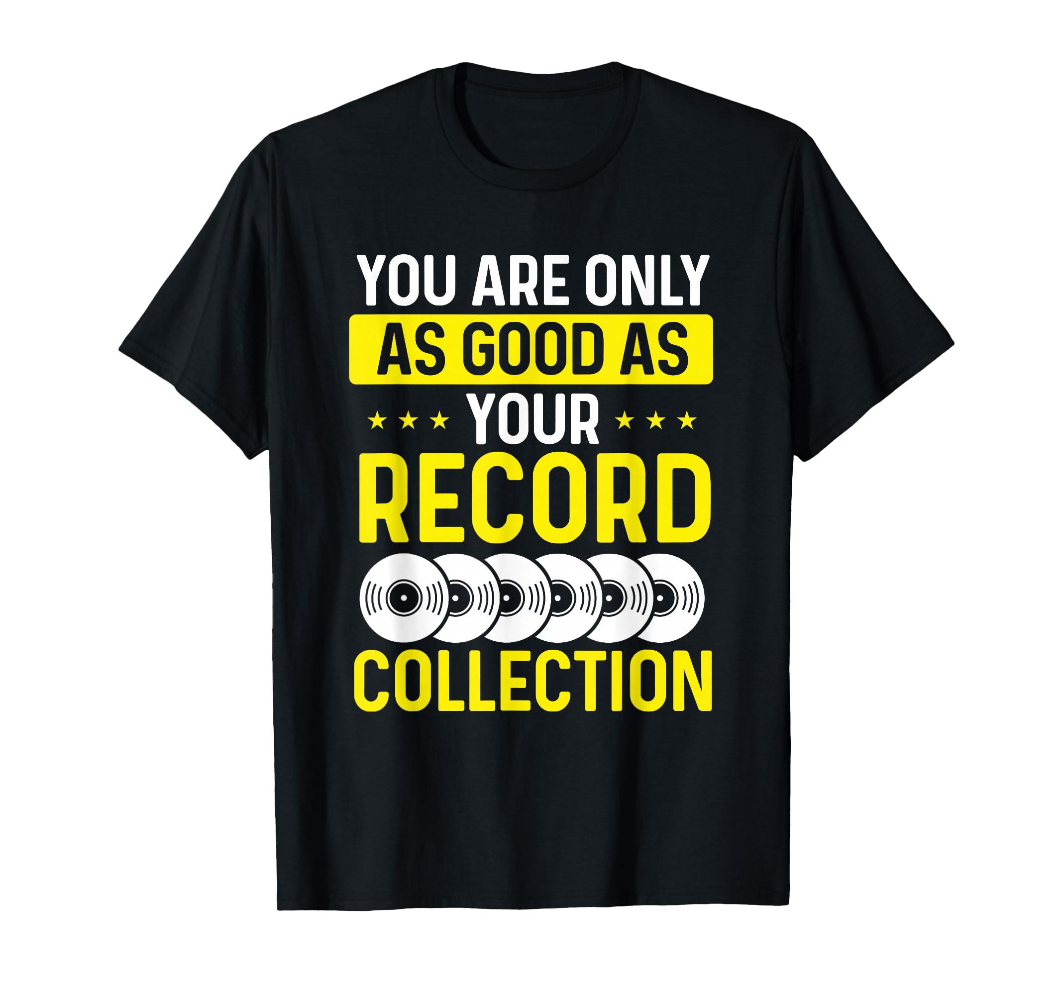 Record Collection Record Player T-Shirt - Minimalist Print for Adults - T-Shirt, Sweatshirt, Hoodie