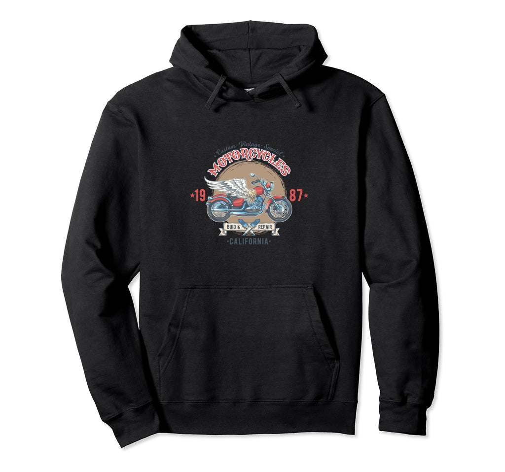 Custom California Motorcycle Hoodie - Casual Everyday Wear for Adults - T-Shirt, Sweatshirt, Hoodie