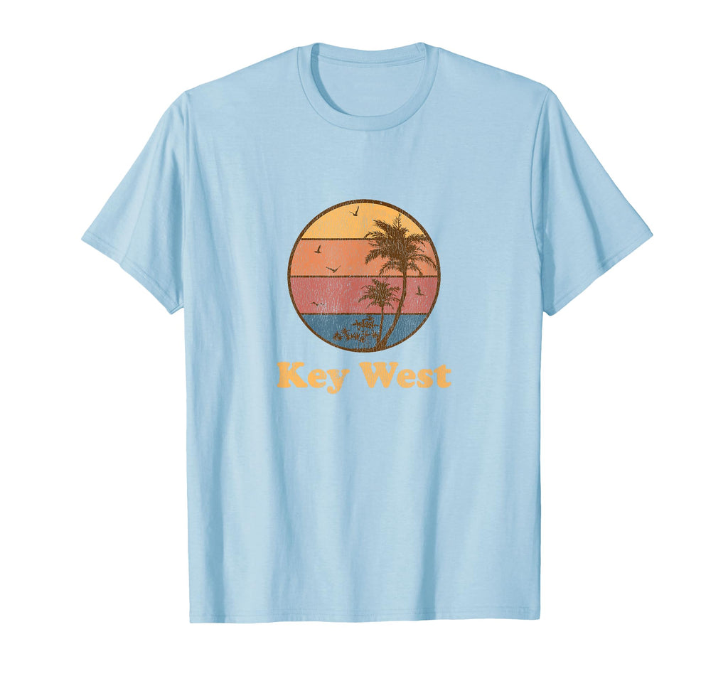 Key West Florida Fl 70S Sunset T-Shirt - Custom Art Print Unisex - T-Shirt, Sweatshirt, Hoodie