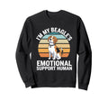 Im My Beagles Emotional Support Sweatshirt - Streetwear Style for Adults - T-Shirt, Sweatshirt, Hoodie