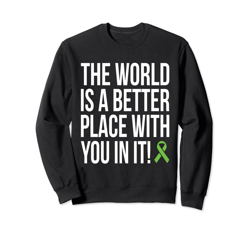 World Is Better Place You It Sweatshirt - Aesthetic Graphic for Adults - T-Shirt, Sweatshirt, Hoodie