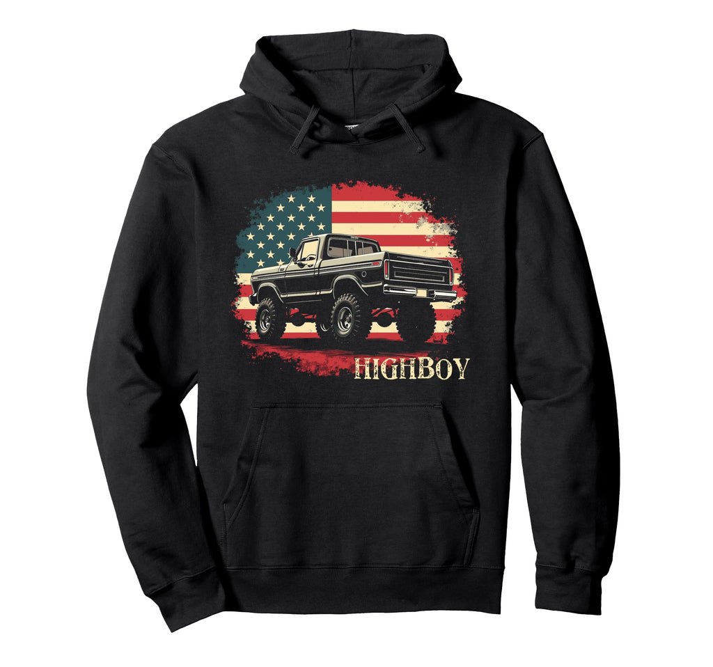 Highboy Dentside Truck Rear Window Hoodie - Streetwear Style Unisex - T-Shirt, Sweatshirt, Hoodie