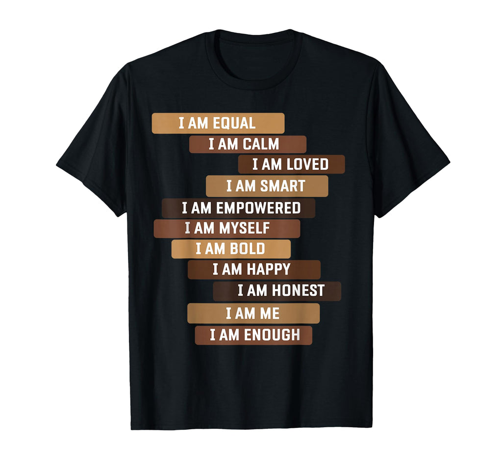 Melanin Goddess Positive Affirmation T-Shirt - Unique Graphic Unisex - T-Shirt, Sweatshirt, Hoodie