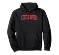 Little River Sc Distressed Red Varsity Hoodie - Unique Graphic for Adults - T-Shirt, Sweatshirt, Hoodie