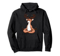 Meditation Deer Yoga Pose Relaxing Animal Hoodie - Streetwear Style Unisex - T-Shirt, Sweatshirt, Hoodie
