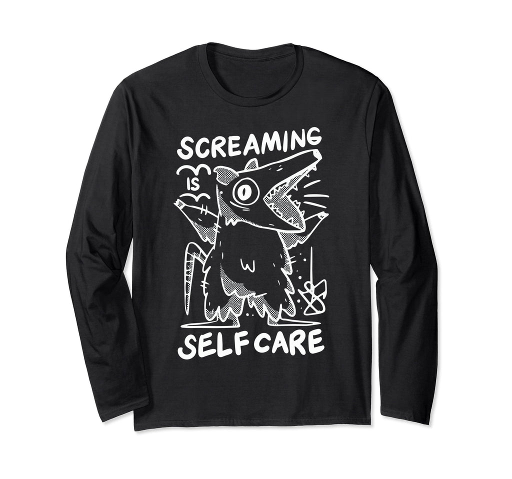 Opossum Therapeutic Screaming Sweatshirt - Fun Novelty Design Unisex - T-Shirt, Sweatshirt, Hoodie