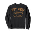Key West Florida Shark Arched Sweatshirt - Trendy Graphic for Adults - T-Shirt, Sweatshirt, Hoodie