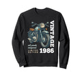 1986 40 Years Old Motorcycle 40Th Sweatshirt - Trendy Graphic Men Women - T-Shirt, Sweatshirt, Hoodie