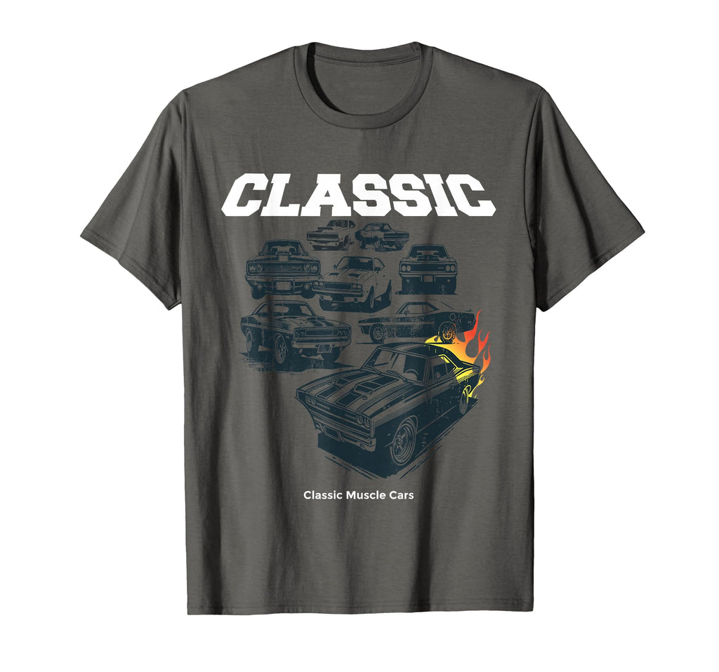 Car Collection Muscle Car T-Shirt - Trendy Graphic Unisex - T-Shirt, Sweatshirt, Hoodie