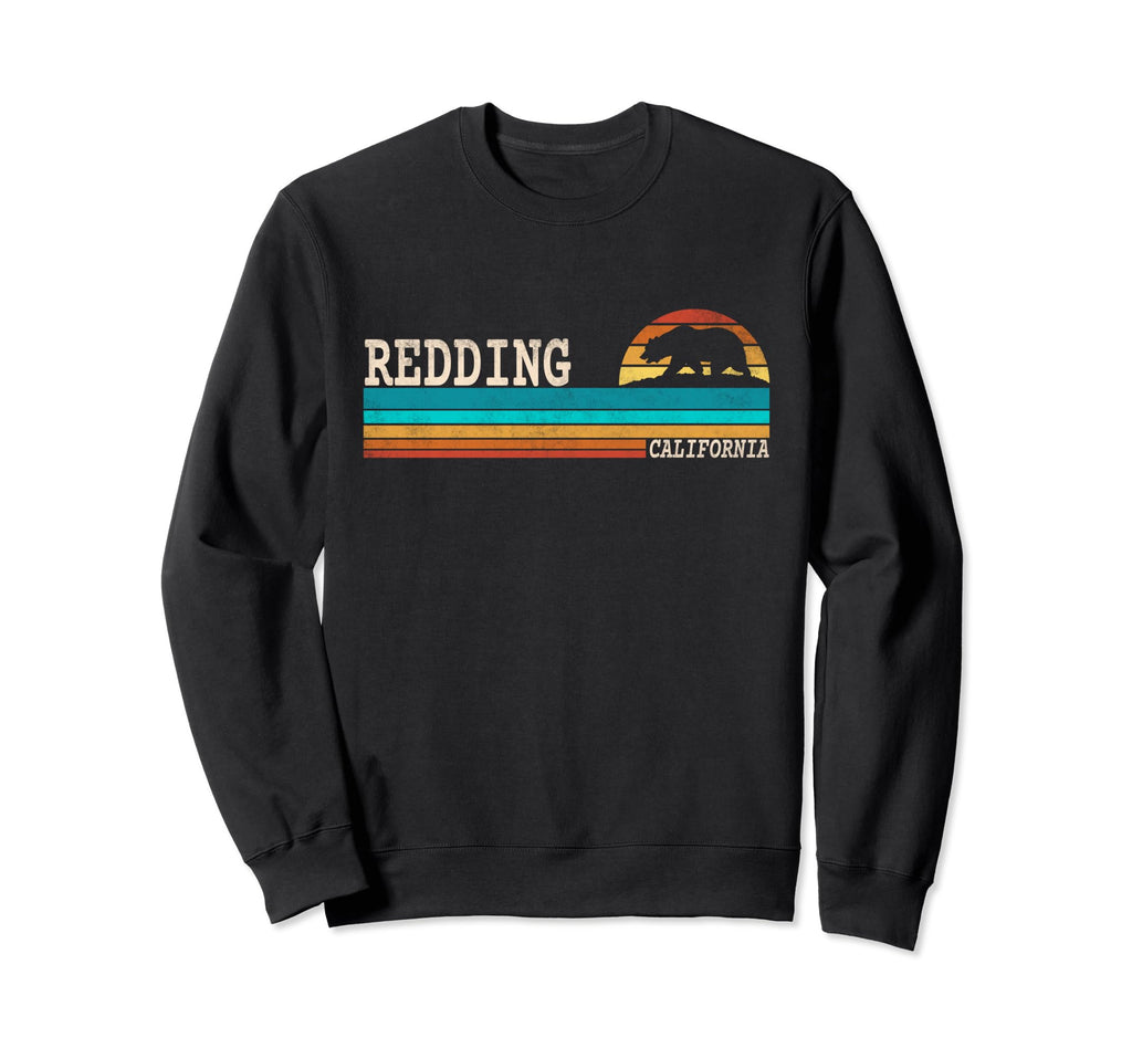 Redding California State Bear Sunset Sweatshirt - Trendy Graphic for Adults - T-Shirt, Sweatshirt, Hoodie