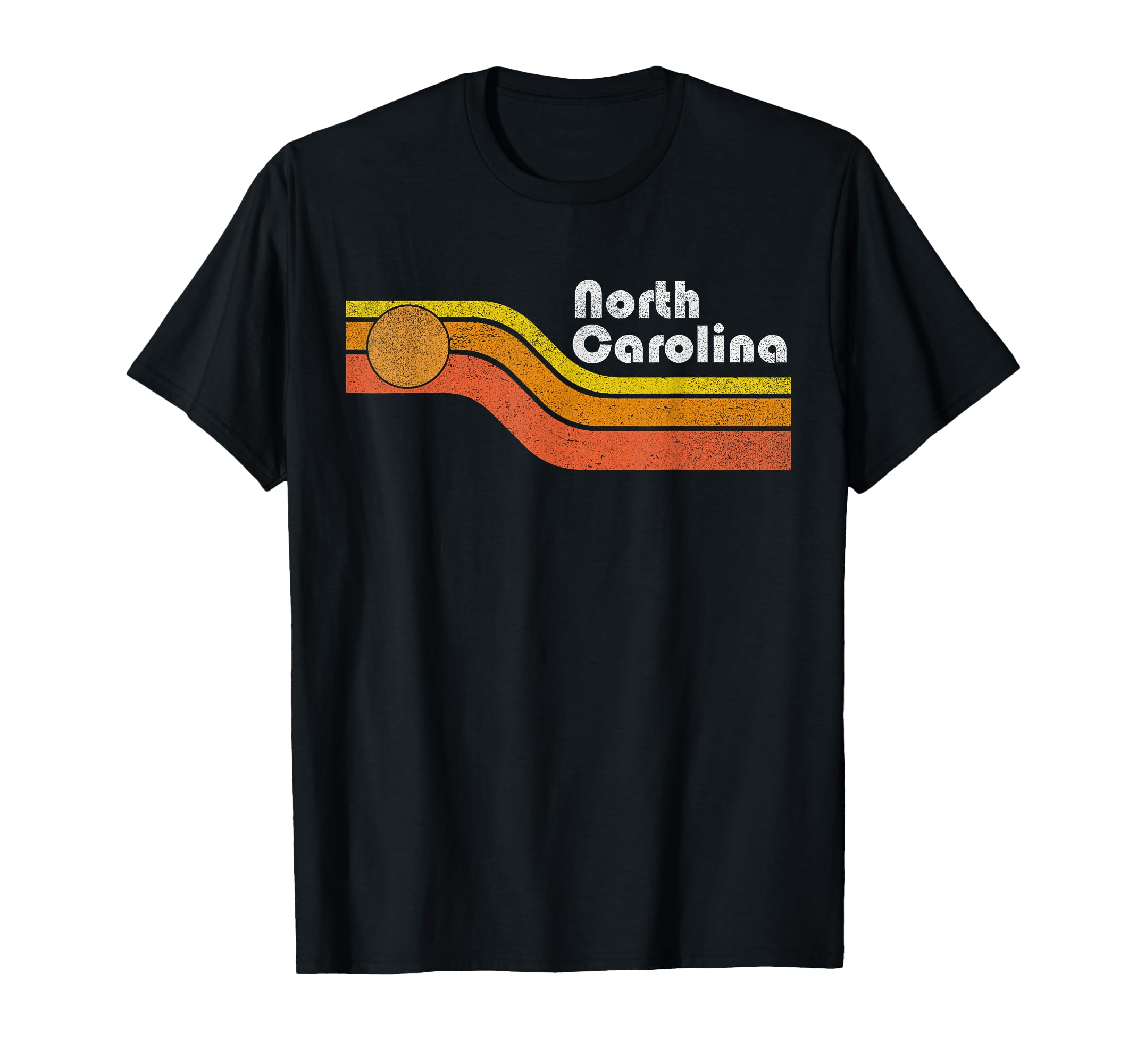 North Carolina 70S 80S T-Shirt - Custom Art Print for Adults - T-Shirt, Sweatshirt, Hoodie