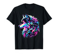 Wolf Vaporwave Aesthetic 80S 90S T-Shirt - Fun Novelty Design Men Women - T-Shirt, Sweatshirt, Hoodie