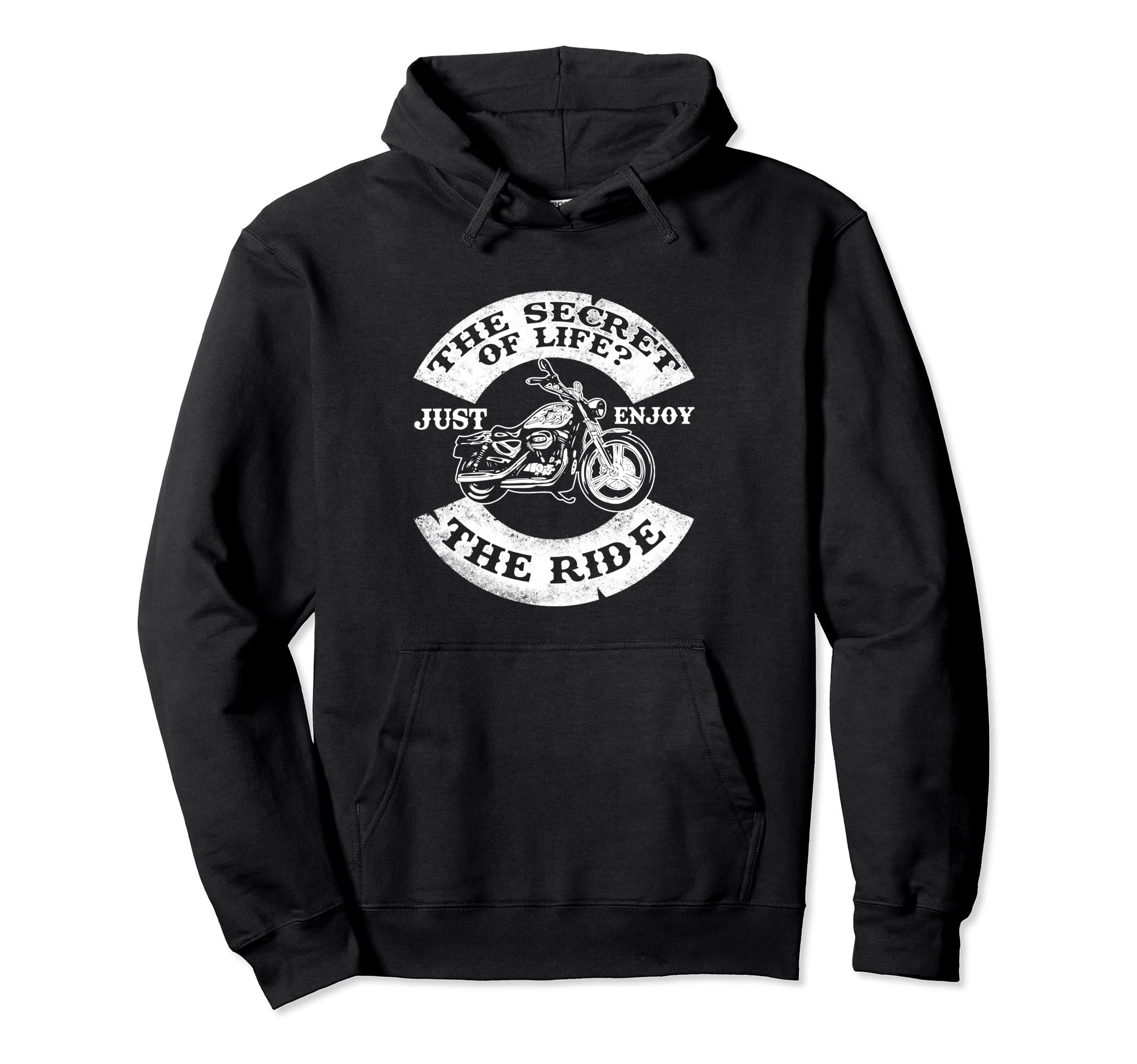 Secret Life Just Enjoy Ride Motorcycle Hoodie - Streetwear Style Unisex - T-Shirt, Sweatshirt, Hoodie