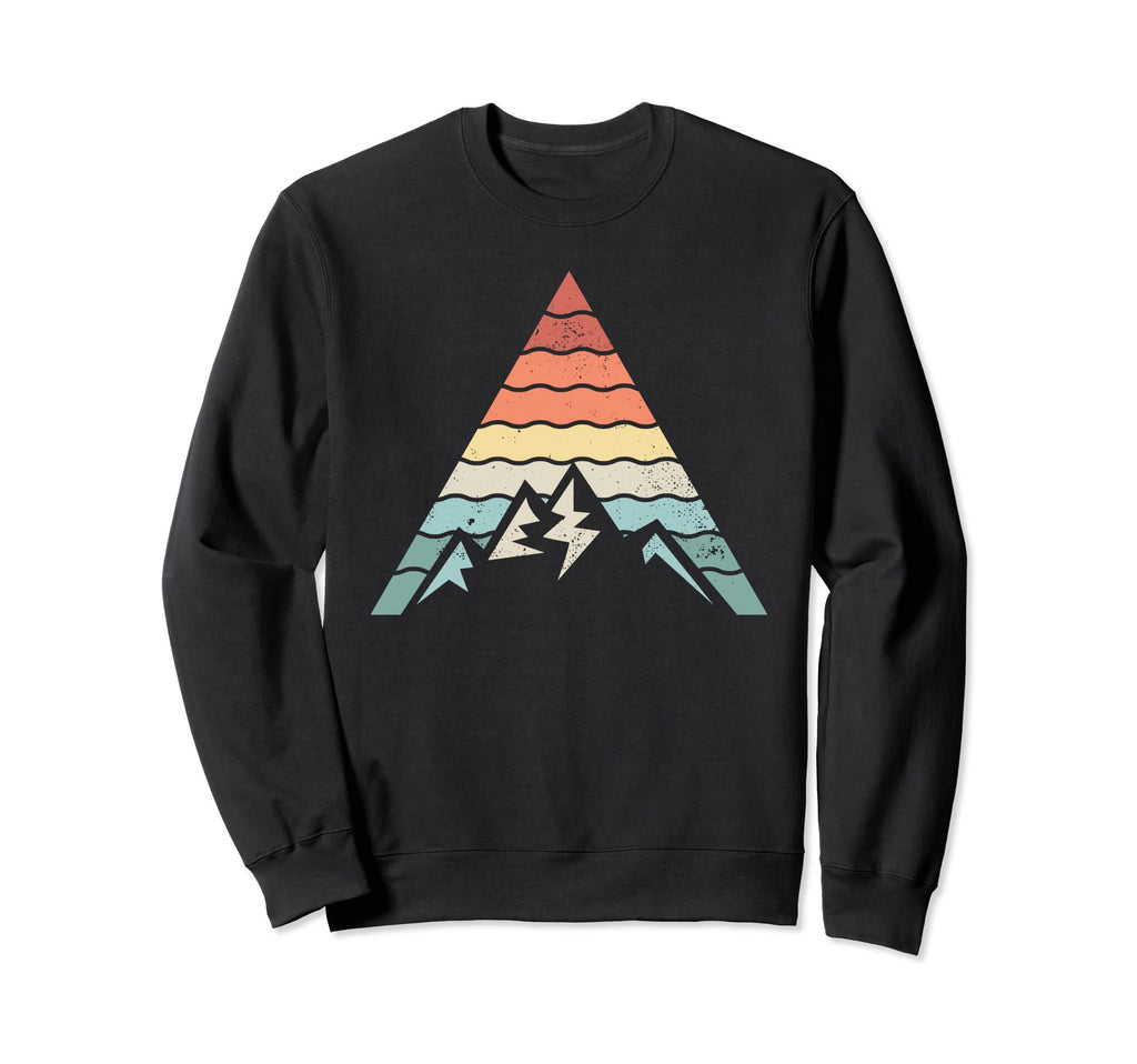 Landscape Mountain Sunset Sweatshirt - Aesthetic Graphic Men Women - T-Shirt, Sweatshirt, Hoodie