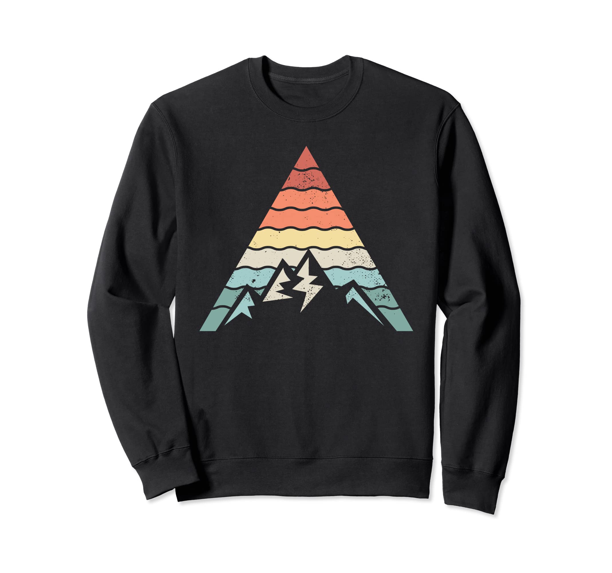 Landscape Mountain Sunset Sweatshirt - Aesthetic Graphic Men Women - T-Shirt, Sweatshirt, Hoodie