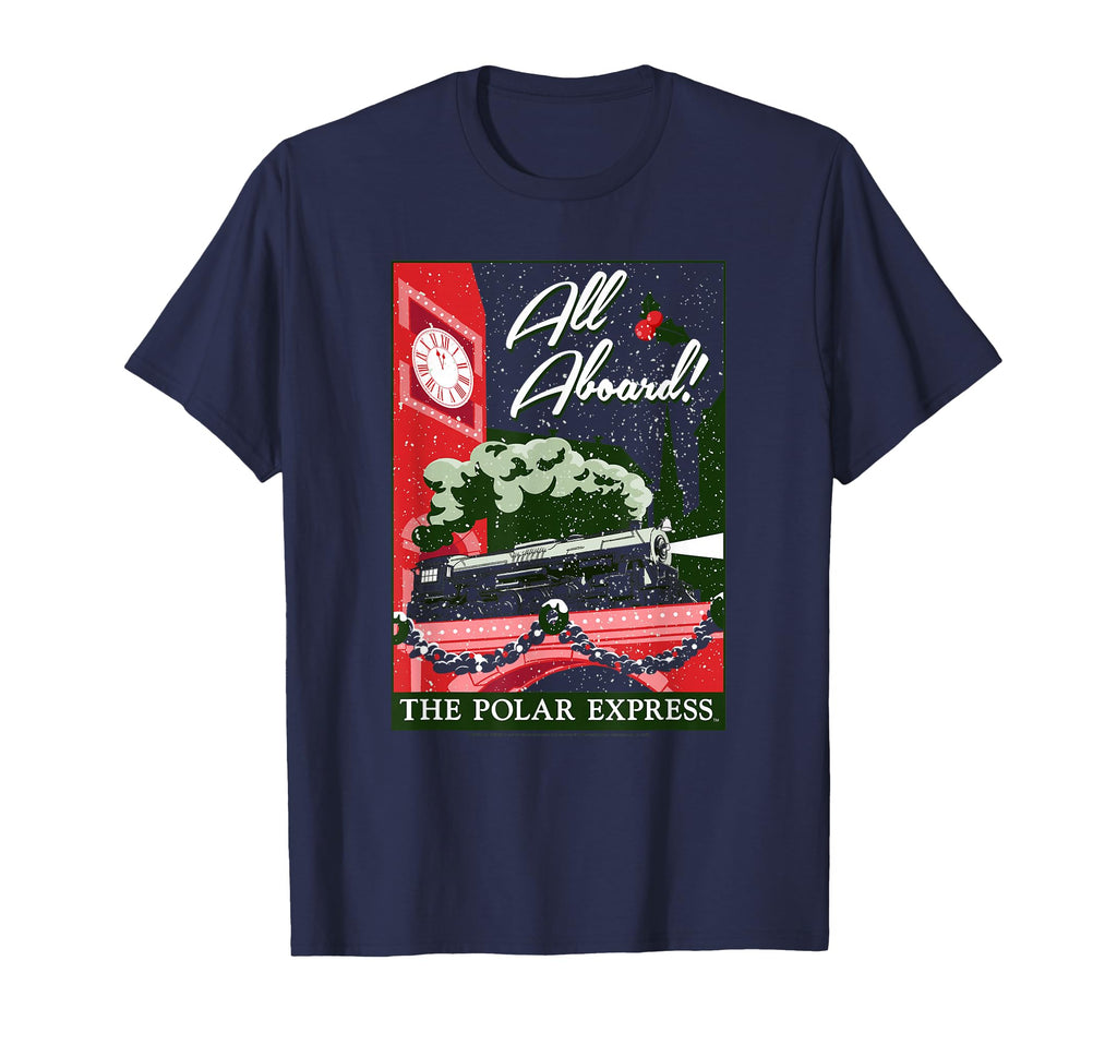 Polar Express Postcard Holiday T-Shirt - Trendy Graphic Unisex - T-Shirt, Sweatshirt, Hoodie
