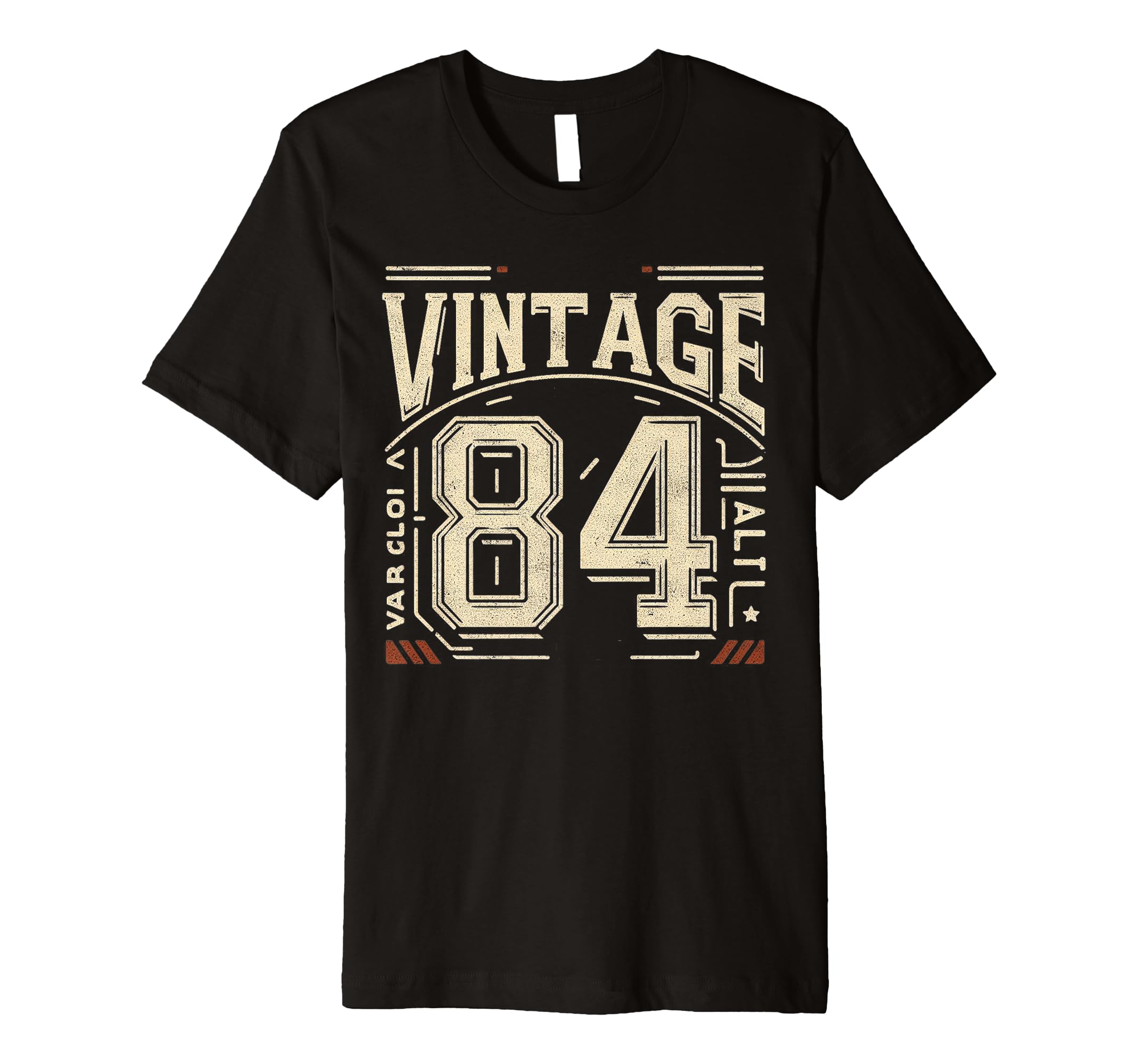 1984 Birthday 84 Born 1984 Typography T-Shirt - Unique Graphic Unisex - T-Shirt, Sweatshirt, Hoodie