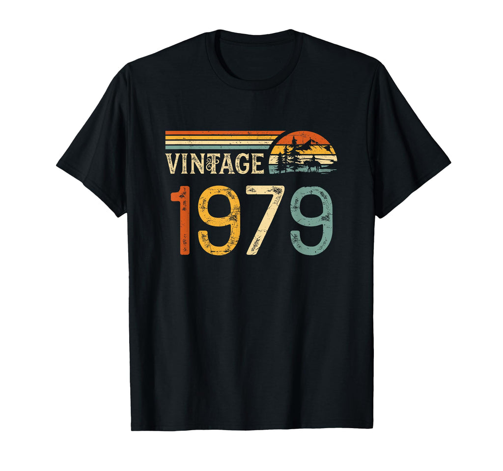47Th Birthday 1979 47 Years Old Bday T-Shirt - Aesthetic Graphic for Adults - T-Shirt, Sweatshirt, Hoodie