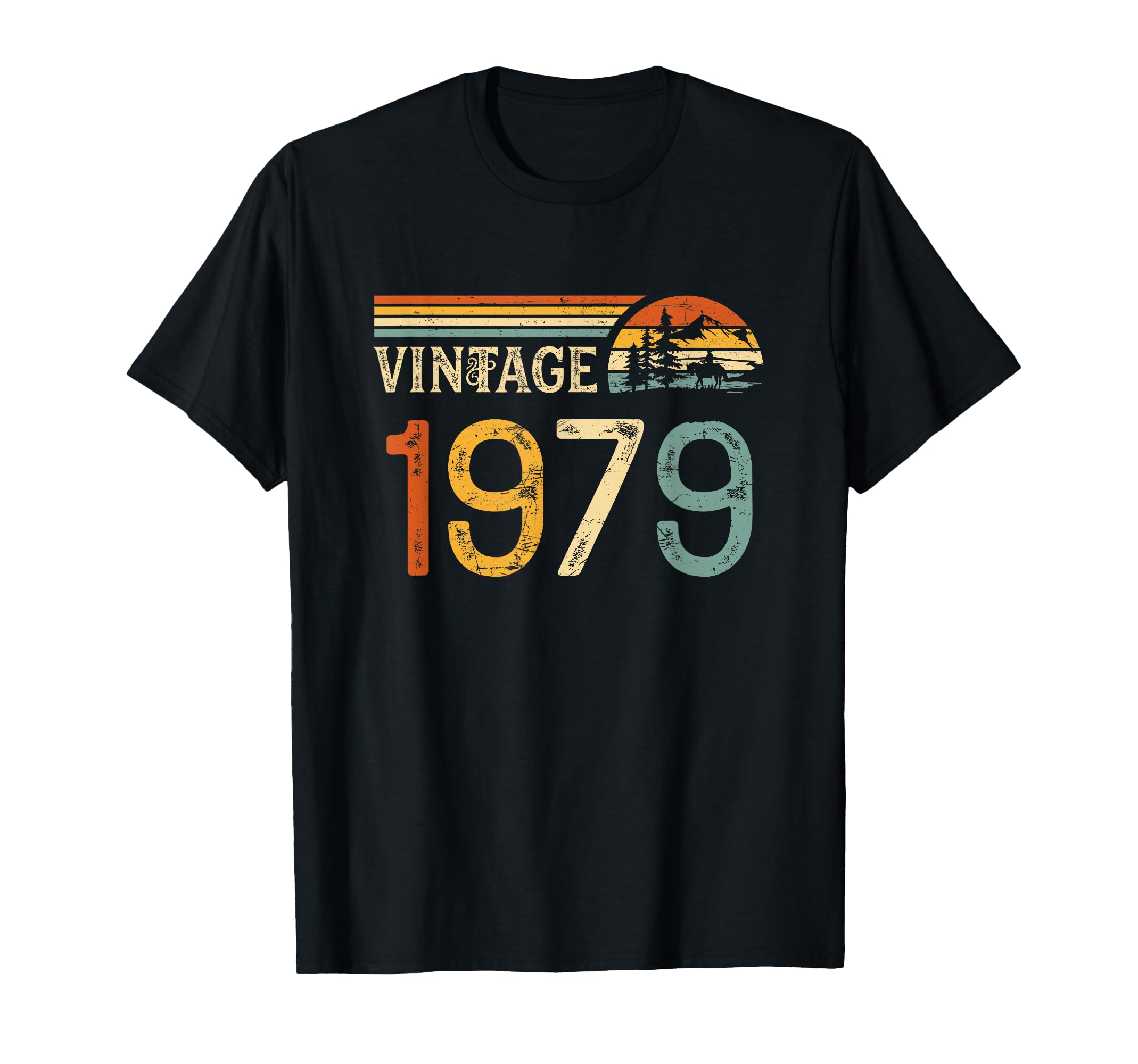 47Th Birthday 1979 47 Years Old Bday T-Shirt - Aesthetic Graphic for Adults - T-Shirt, Sweatshirt, Hoodie