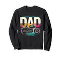 Biker Dad Motorcycle Lover Fathers Sweatshirt - Novelty Apparel Men Women - T-Shirt, Sweatshirt, Hoodie