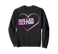 Roller Skating Skate Heart Sweatshirt - Aesthetic Graphic Unisex - T-Shirt, Sweatshirt, Hoodie