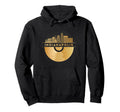 Vinyl Record Player Disco Music Hoodie - Fun Novelty Design Men Women - T-Shirt, Sweatshirt, Hoodie