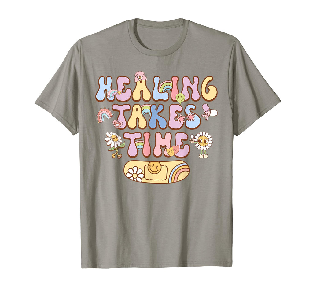 Healing Takes Time Mental Health T-Shirt - Trendy Graphic Men Women - T-Shirt, Sweatshirt, Hoodie