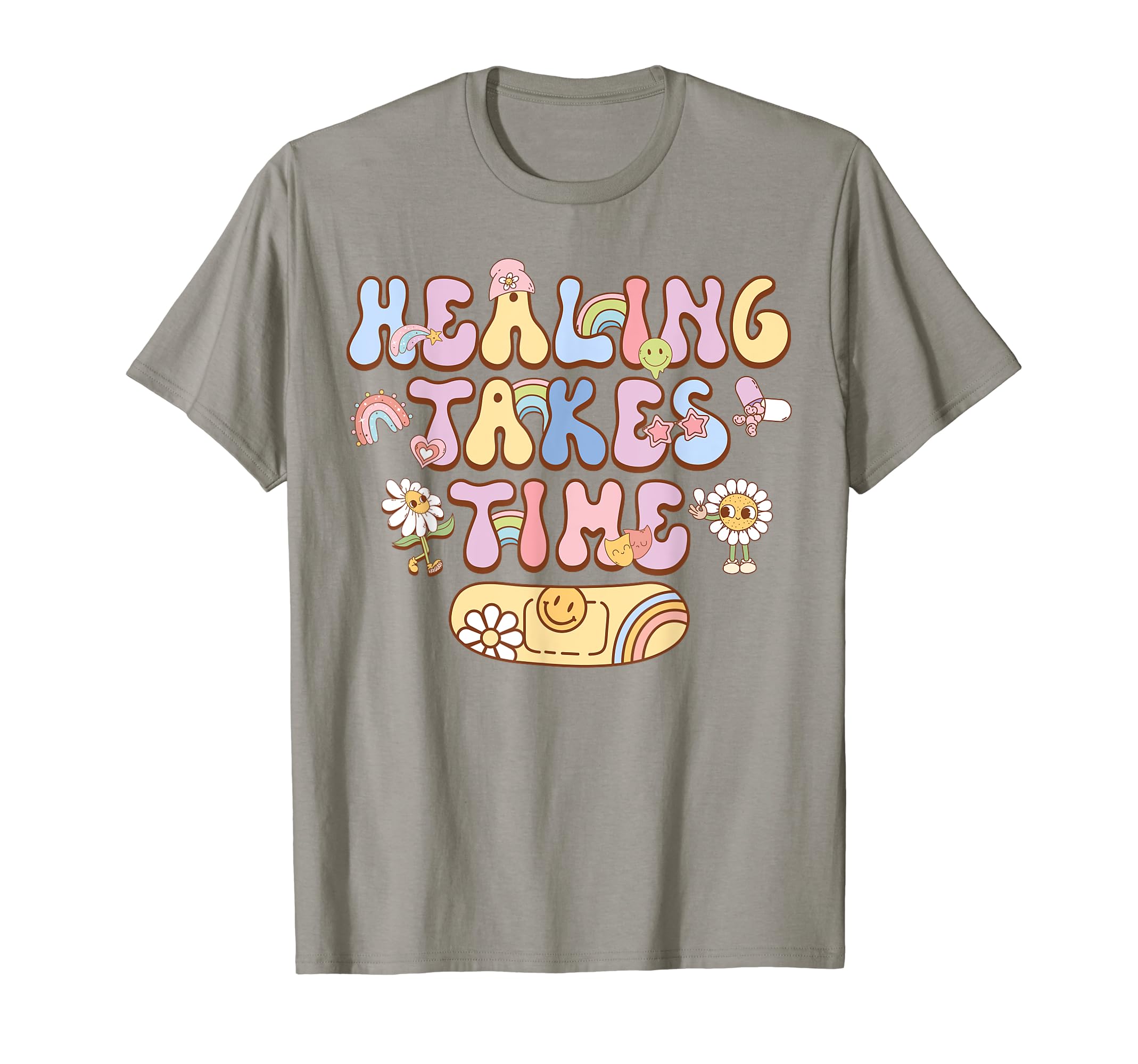 Healing Takes Time Mental Health T-Shirt - Trendy Graphic Men Women - T-Shirt, Sweatshirt, Hoodie