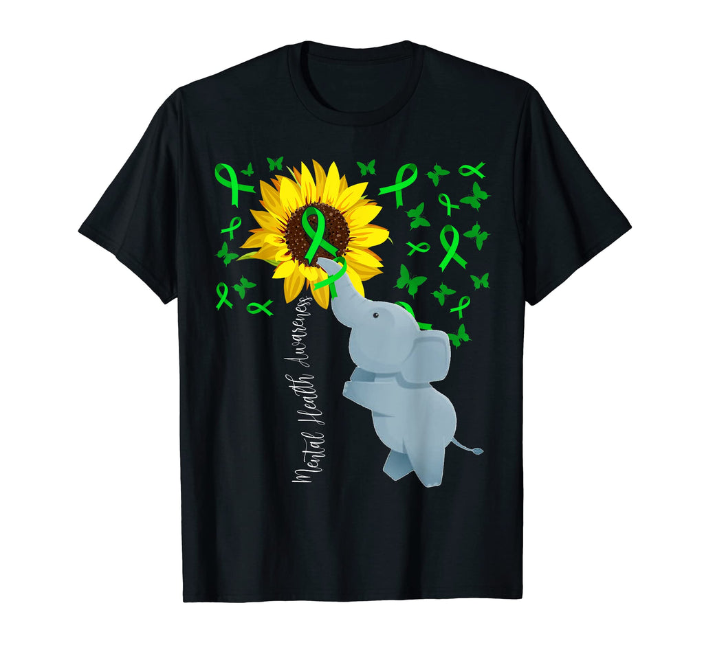 Mental Health Awareness Sunflower T-Shirt - Trendy Graphic for Adults - T-Shirt, Sweatshirt, Hoodie