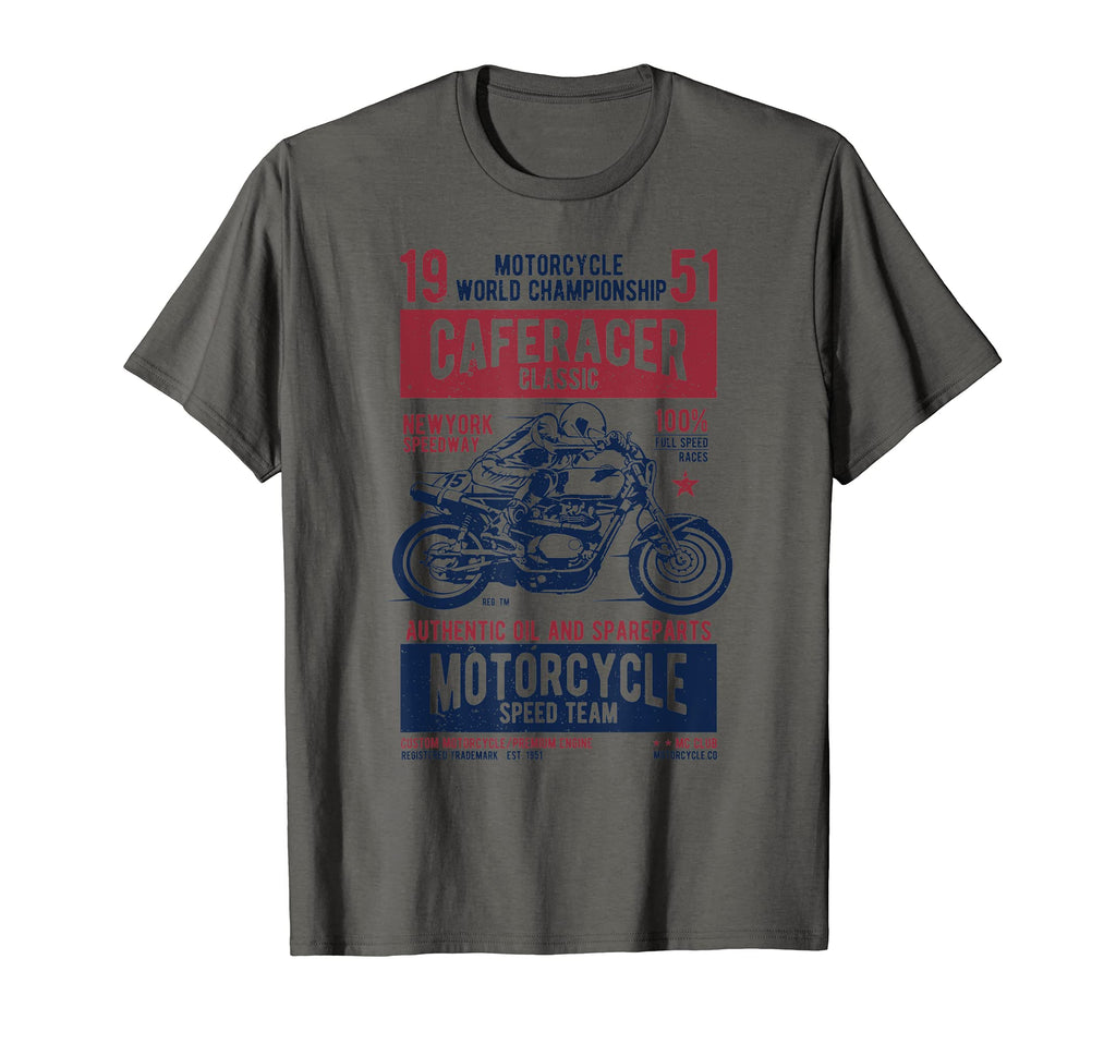 Cafe Racer 1951 Motorcycle Cafe Race T-Shirt - Graphic Print Unisex - T-Shirt, Sweatshirt, Hoodie