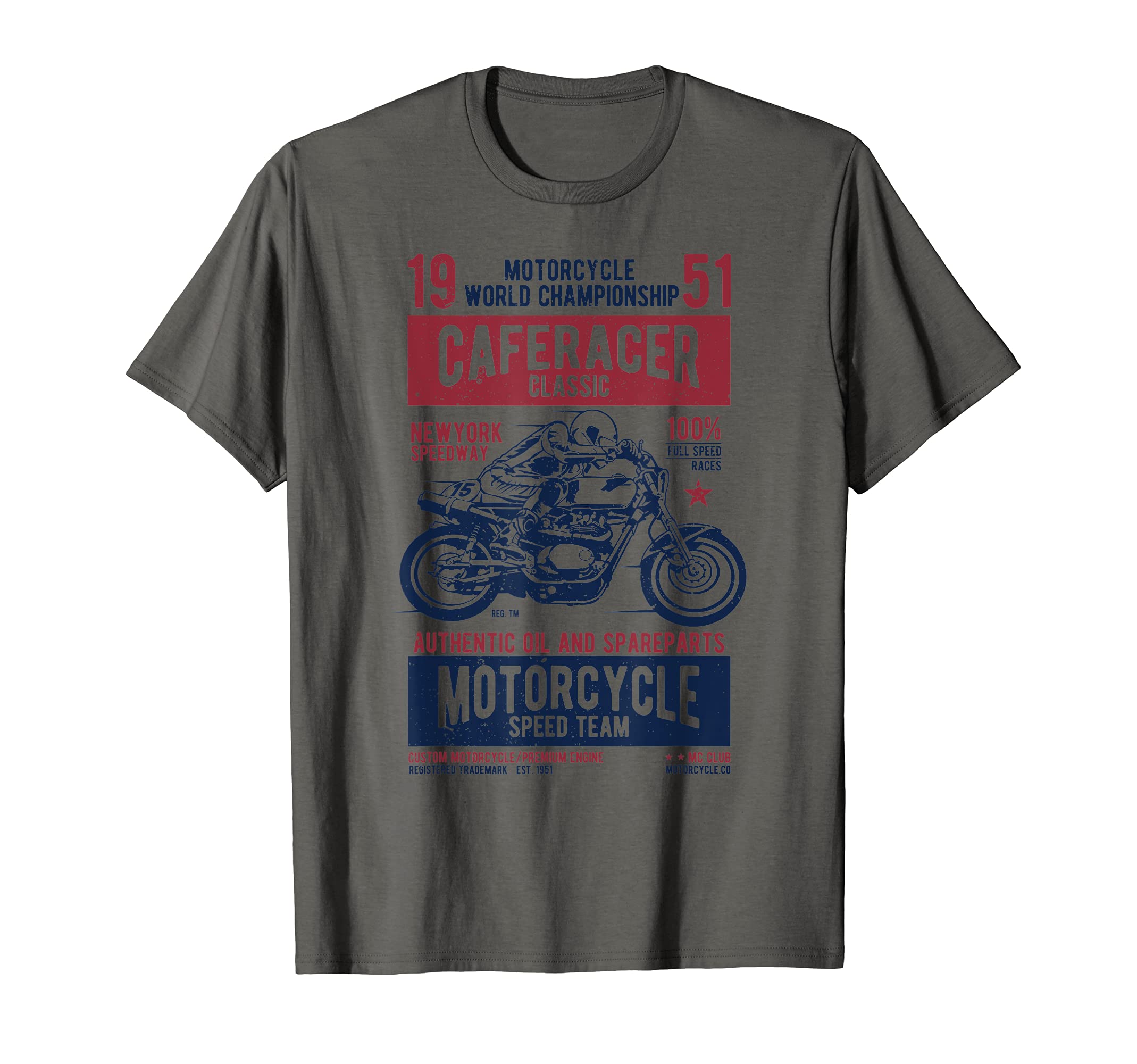 Cafe Racer 1951 Motorcycle Cafe Race T-Shirt - Graphic Print Unisex - T-Shirt, Sweatshirt, Hoodie