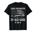 Easily Distracted Old Cars Mechanic T-Shirt - Custom Art Print for Adults - T-Shirt, Sweatshirt, Hoodie