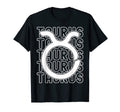 Taurus Zodiac Sign Typography T-Shirt - Novelty Apparel for Adults - T-Shirt, Sweatshirt, Hoodie