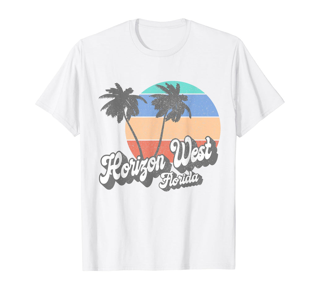 Horizon West Florida Fl Beach Surf T-Shirt - Graphic Print Unisex - T-Shirt, Sweatshirt, Hoodie