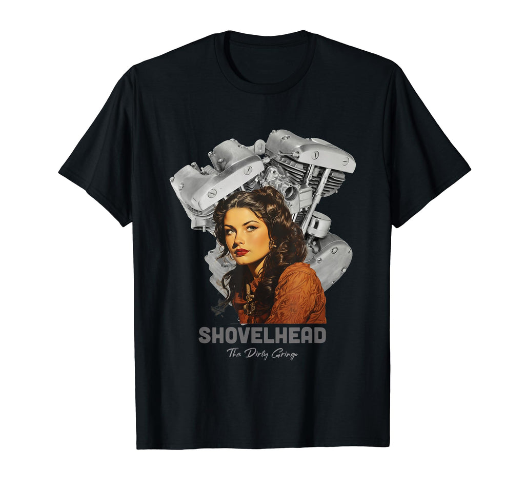 Hd Motorcycle Vtwin Shovelhead Engine T-Shirt - Novelty Apparel Unisex - T-Shirt, Sweatshirt, Hoodie