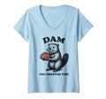 Womens Funny Beaver Brain Dam You T-Shirt - Fun Novelty Design Unisex - T-Shirt, Sweatshirt, Hoodie