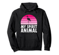 Flamingo Spirit Animal Sunset Hoodie - Fun Novelty Design for Adults - T-Shirt, Sweatshirt, Hoodie