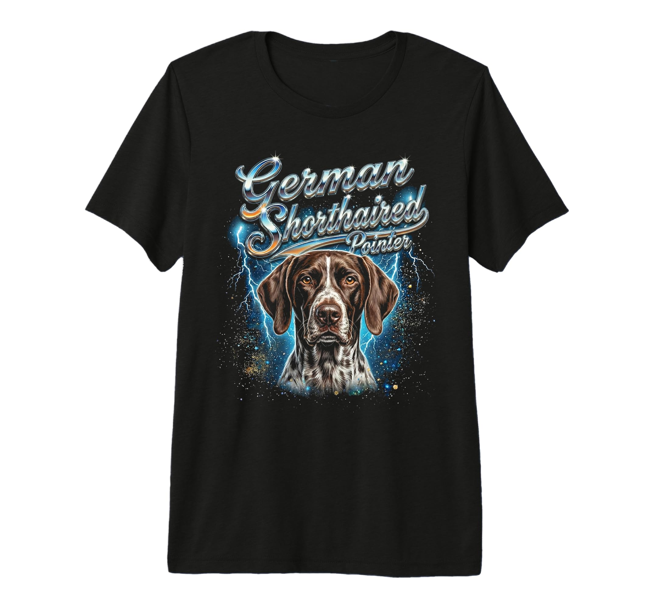 German Shorthaired Pointer 90S Dog T-Shirt - Aesthetic Graphic for Adults - T-Shirt, Sweatshirt, Hoodie