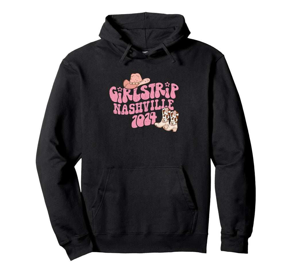 Trip Nashville 2024 Groovy Cowboy Hoodie - Aesthetic Graphic for Adults - T-Shirt, Sweatshirt, Hoodie