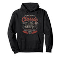 50Th Birthday Gift Motorcycle Hoodie - Minimalist Print Men Women - T-Shirt, Sweatshirt, Hoodie