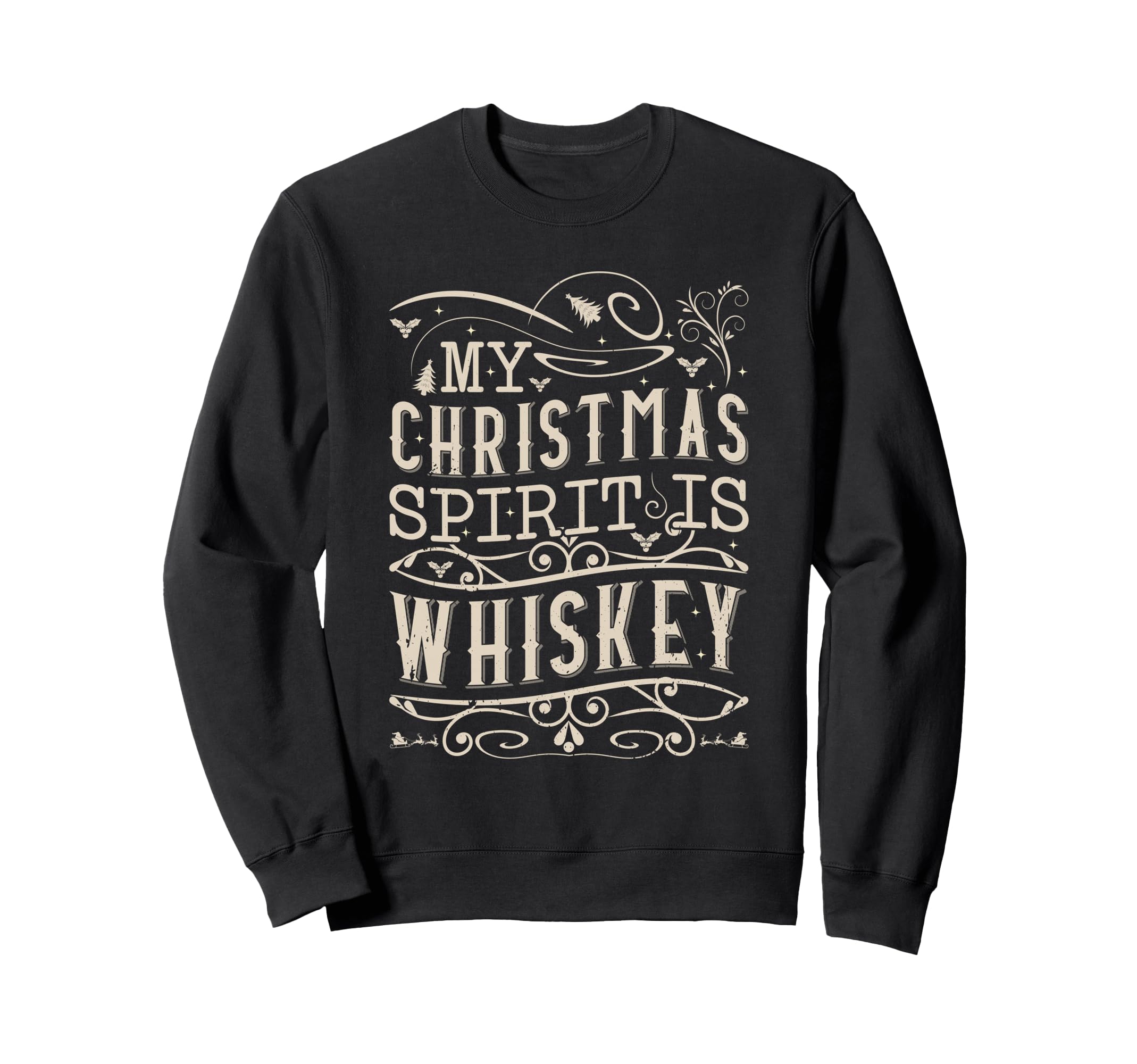 My Spirit Is Whiskey Sweatshirt - Minimalist Print Unisex - T-Shirt, Sweatshirt, Hoodie