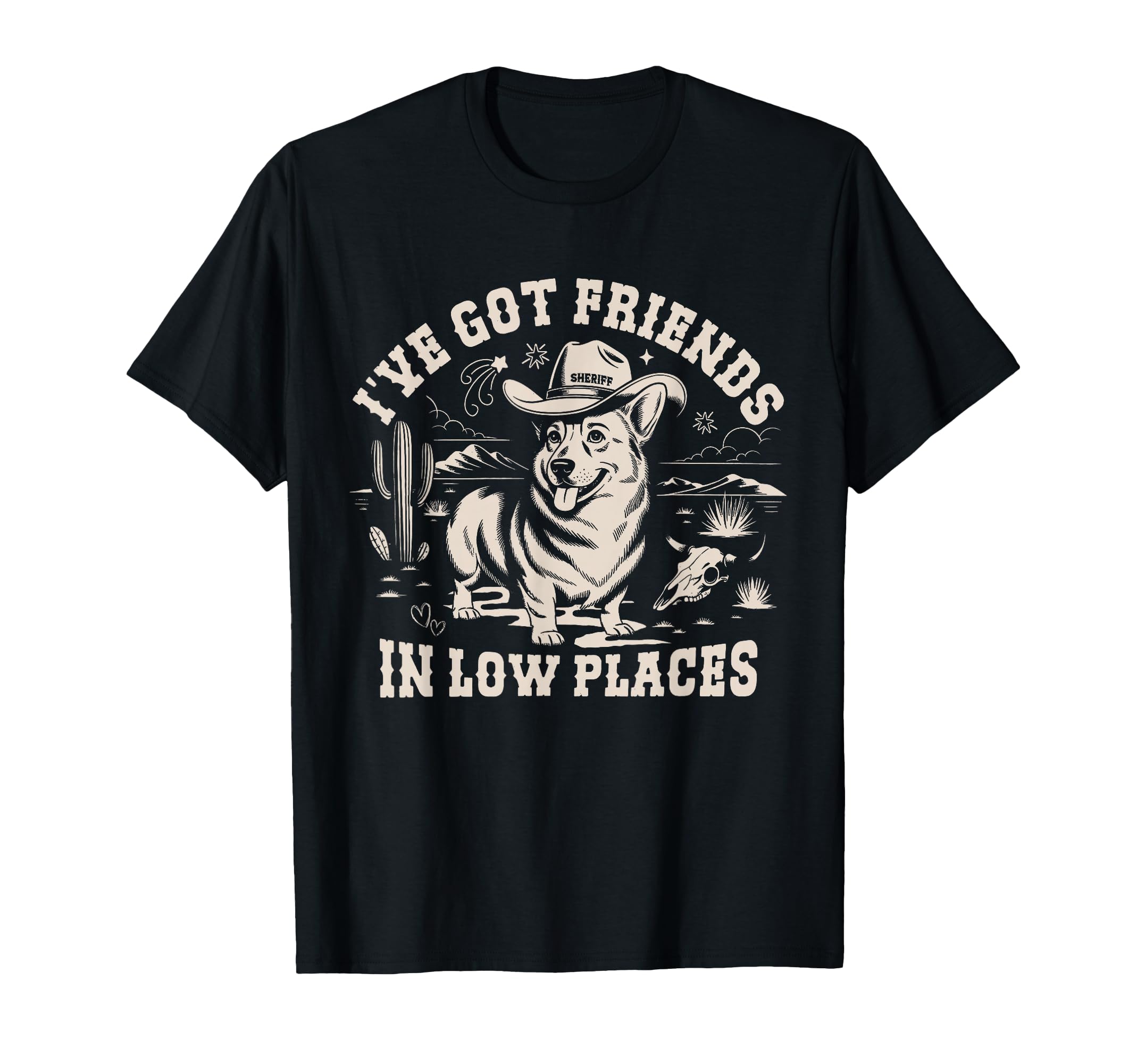 Western Cowboy Corgi Funny Ive T-Shirt - Casual Everyday Wear Men Women - T-Shirt, Sweatshirt, Hoodie