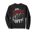 And Theyre Off Horse Racing Metal Sweatshirt - Custom Art Print Unisex - T-Shirt, Sweatshirt, Hoodie
